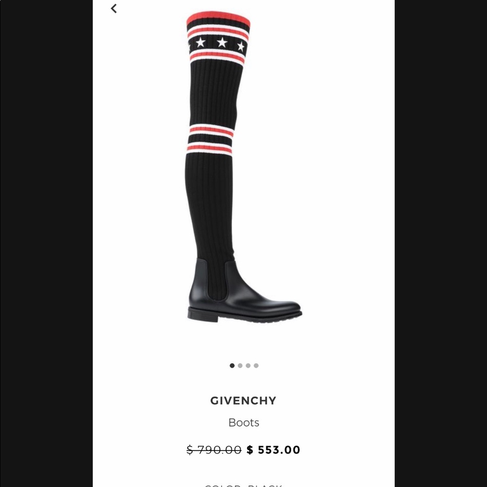 Givenchy thigh sweater rain Boot